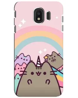 Чехол для Samsung Galaxy J4 2018 (SM-J400F) с картинкой «Единорог Pusheen» Чехол для Samsung Galaxy J4 2018 (SM-J400F) с картинкой «Единорог Pusheen»