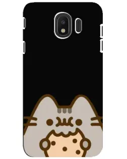 Чехол для Samsung Galaxy J4 2018 (SM-J400F) с картинкой «Пушин на черном» Чехол для Samsung Galaxy J4 2018 (SM-J400F) с картинкой «Пушин на черном»