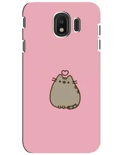 Чехол для Samsung Galaxy J4 2018 (SM-J400F) с картинкой «Pusheen сердце» Чехол для Samsung Galaxy J4 2018 (SM-J400F) с картинкой «Pusheen сердце»