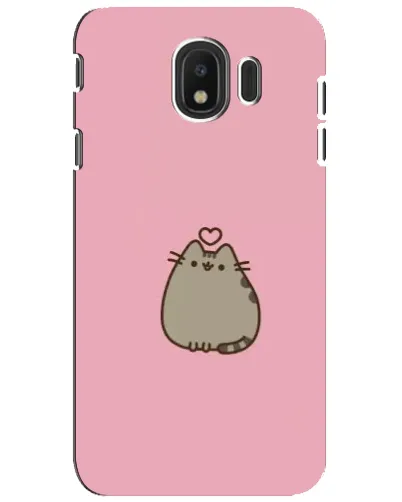 Чехол для Samsung Galaxy J4 2018 (SM-J400F) с картинкой «Pusheen сердце»