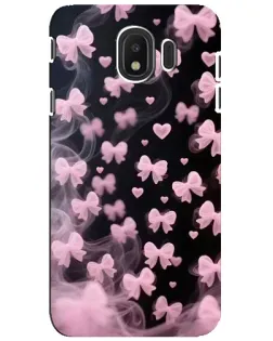 Чехол для Samsung Galaxy J4 2018 (SM-J400F) с картинкой «Неоновое кружево»