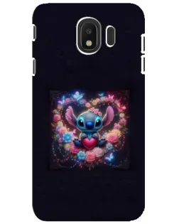 Чохол для Samsung Galaxy J4 2018 (SM-J400F) з картинкою «Stitch у квітах» Чохол для Samsung Galaxy J4 2018 (SM-J400F) з картинкою «Stitch у квітах»