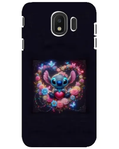 Чохол для Samsung Galaxy J4 2018 (SM-J400F) з картинкою «Stitch у квітах» Чохол для Samsung Galaxy J4 2018 (SM-J400F) з картинкою «Stitch у квітах»