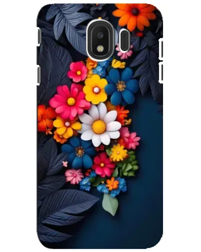 Чехол для Samsung Galaxy J4 2018 (SM-J400F) с картинкой «Цветочная феерия»