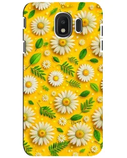Чехол для Samsung Galaxy J4 2018 (SM-J400F) с картинкой «Ромашковое солнце»