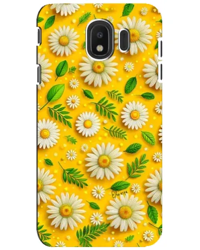 Чехол для Samsung Galaxy J4 2018 (SM-J400F) с картинкой «Ромашковое солнце»