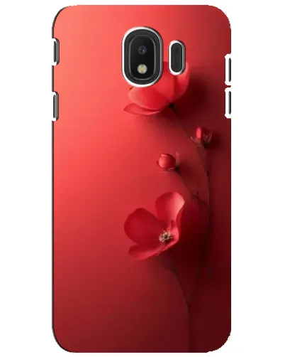 Чехол для Samsung Galaxy J4 2018 (SM-J400F) с картинкой «Маковые соцветия»
