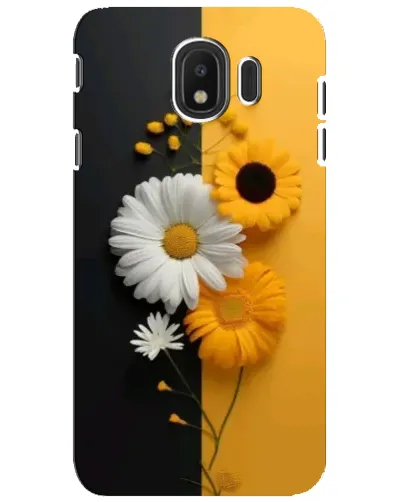 Чехол для Samsung Galaxy J4 2018 (SM-J400F) с картинкой «Подсолнух и ромашка»