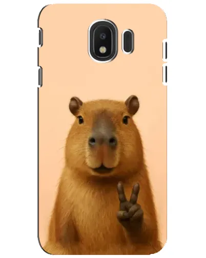 Чехол для Samsung Galaxy J4 2018 (SM-J400F) с картинкой «Капибара виктория» Чехол для Samsung Galaxy J4 2018 (SM-J400F) с картинкой «Капибара виктория»