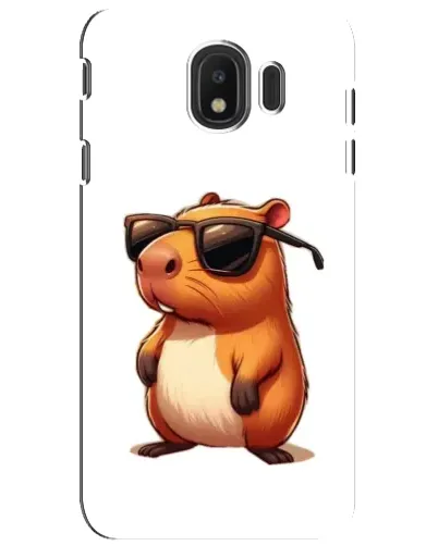 Чехол для Samsung Galaxy J4 2018 (SM-J400F) с картинкой «Капибара в очках» Чехол для Samsung Galaxy J4 2018 (SM-J400F) с картинкой «Капибара в очках»