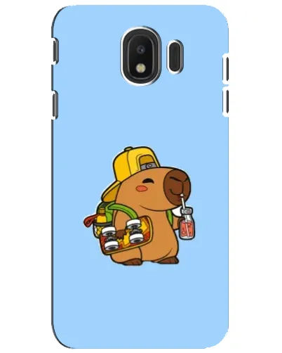 Чехол для Samsung Galaxy J4 2018 (SM-J400F) с картинкой «Капибара на скейте» Чехол для Samsung Galaxy J4 2018 (SM-J400F) с картинкой «Капибара на скейте»