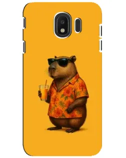 Чехол для Samsung Galaxy J4 2018 (SM-J400F) с картинкой «Капибара на отдыхе» Чехол для Samsung Galaxy J4 2018 (SM-J400F) с картинкой «Капибара на отдыхе»
