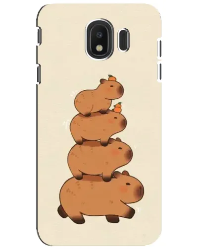 Чехол для Samsung Galaxy J4 2018 (SM-J400F) с картинкой «Башня из капибар» Чехол для Samsung Galaxy J4 2018 (SM-J400F) с картинкой «Башня из капибар»