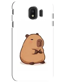 Чехол для Samsung Galaxy J4 2018 (SM-J400F) с картинкой «Толстенькая капибара» Чехол для Samsung Galaxy J4 2018 (SM-J400F) с картинкой «Толстенькая капибара»