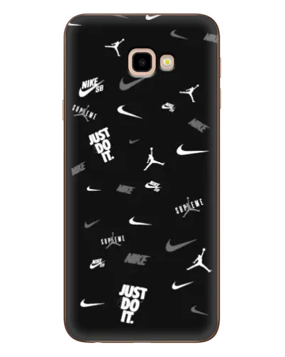 Чехол для Samsung Galaxy J4 Plus (J4+, J415) с картинкой «Nike Black Pattern» Чехол для Samsung Galaxy J4 Plus (J4+, J415) с картинкой «Nike Black Pattern»