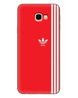 Чехол для Samsung Galaxy J4 Plus (J4+, J415) с картинкой «Красный минимализм Adidas»