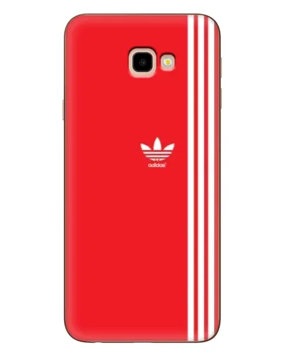 Чехол для Samsung Galaxy J4 Plus (J4+, J415) с картинкой «Красный минимализм Adidas»