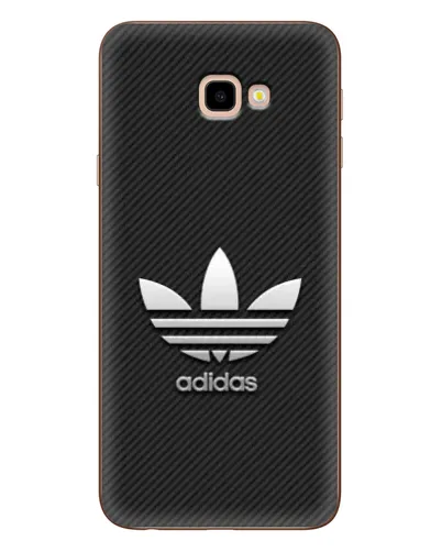Чехол для Samsung Galaxy J4 Plus (J4+, J415) с картинкой «Adidas Карбоновая текстура»
