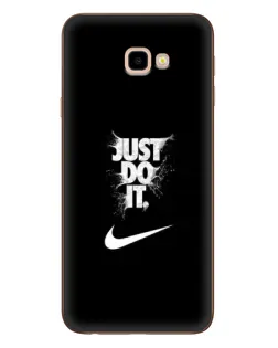Чехол для Samsung Galaxy J4 Plus (J4+, J415) с картинкой «Текстовый принт Nike»