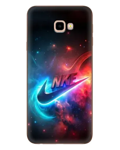 Чехол для Samsung Galaxy J4 Plus (J4+, J415) с картинкой «Огненный логотип Nike»