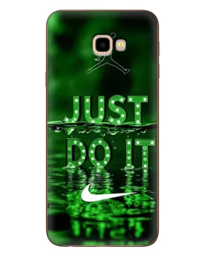 Чехол для Samsung Galaxy J4 Plus (J4+, J415) с картинкой «Зеленый неоновый Nike»