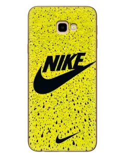 Чехол для Samsung Galaxy J4 Plus (J4+, J415) с картинкой «Желтый текстурный Nike»