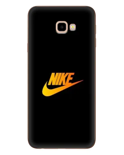 Чехол для Samsung Galaxy J4 Plus (J4+, J415) с картинкой «Золотой логотип Nike»