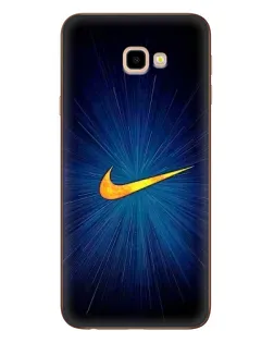 Чехол для Samsung Galaxy J4 Plus (J4+, J415) с картинкой «Синий пульс Nike»