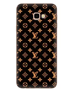 Чехол для Samsung Galaxy J4 Plus (J4+, J415) с картинкой «Золотая монограмма LV»
