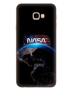 Чехол для Samsung Galaxy J4 Plus (J4+, J415) с картинкой «Земля из космоса NASA»