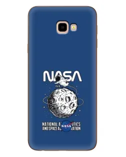 Чехол для Samsung Galaxy J4 Plus (J4+, J415) с картинкой «NASA — лунная миссия»