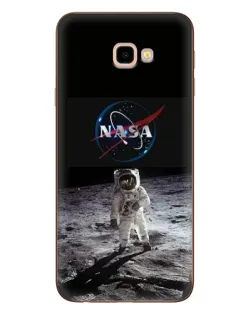 Чехол для Samsung Galaxy J4 Plus (J4+, J415) с картинкой «Астронавт на Луне»
