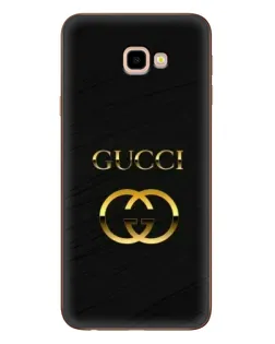 Чехол для Samsung Galaxy J4 Plus (J4+, J415) с картинкой «Золотой логотип Gucci»