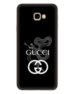 Чехол для Samsung Galaxy J4 Plus (J4+, J415) с картинкой «Gucci — серебряная змея»