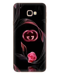 Чехол для Samsung Galaxy J4 Plus (J4+, J415) с картинкой «Gucci — неоновая роза»
