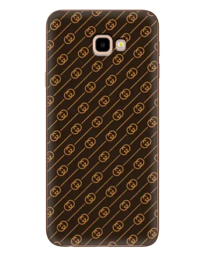 Чехол для Samsung Galaxy J4 Plus (J4+, J415) с картинкой «Gucci — золотые диагонали» Чехол для Samsung Galaxy J4 Plus (J4+, J415) с картинкой «Gucci — золотые диагонали»