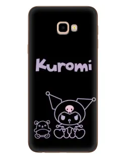 Чохол для Samsung Galaxy J4 Plus (J4+, J415) з картинкою «Kuromi — чорний мінімалізм»