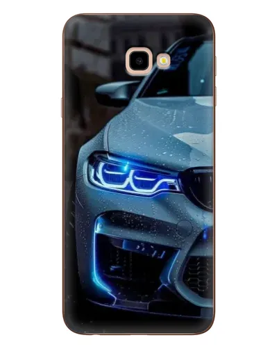 Чохол для Samsung Galaxy J4 Plus (J4+, J415) з картинкою «Погляд BMW з синіми фарами»