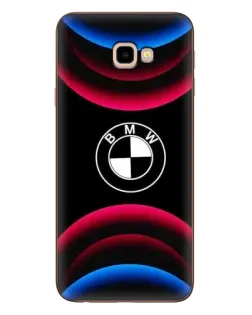 Чохол для Samsung Galaxy J4 Plus (J4+, J415) з картинкою «Логотип BMW та неонові дуги»