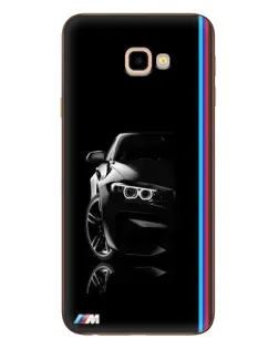 Чохол для Samsung Galaxy J4 Plus (J4+, J415) з картинкою «Силует BMW в темряві»