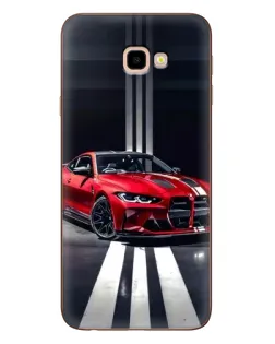 Чохол для Samsung Galaxy J4 Plus (J4+, J415) з картинкою «Червона BMW на дорозі»