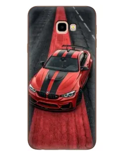 Чохол для Samsung Galaxy J4 Plus (J4+, J415) з картинкою «BMW на червоній доріжці»