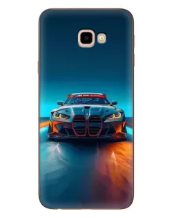 Чохол для Samsung Galaxy J4 Plus (J4+, J415) з картинкою «BMW — вогні неону»