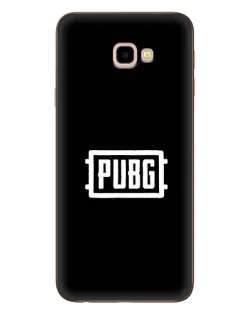 Чехол для Samsung Galaxy J4 Plus (J4+, J415) с картинкой «Лого BMW — металлический блеск»