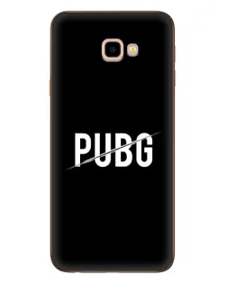 Чехол для Samsung Galaxy J4 Plus (J4+, J415) с картинкой «PUBG — белый логотип»
