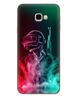 Чехол для Samsung Galaxy J4 Plus (J4+, J415) с картинкой «PUBG — огненный воин»