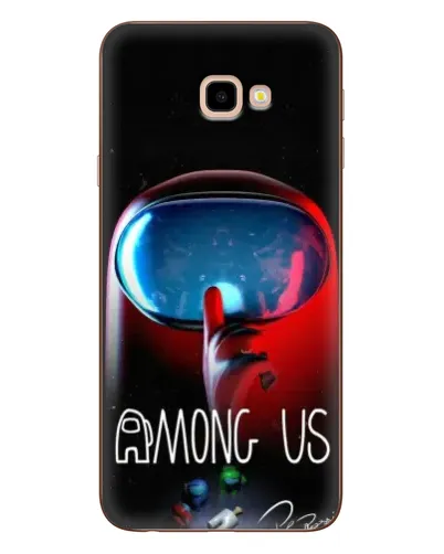 Чехол для Samsung Galaxy J4 Plus (J4+, J415) с картинкой «Красный импостер — макро» Чехол для Samsung Galaxy J4 Plus (J4+, J415) с картинкой «Красный импостер — макро»