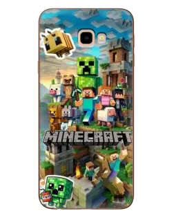 Чехол для Samsung Galaxy J4 Plus (J4+, J415) с картинкой «Замок Minecraft»