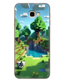 Чехол для Samsung Galaxy J4 Plus (J4+, J415) с картинкой «Minecraft летний день»