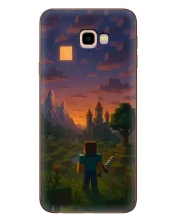 Чехол для Samsung Galaxy J4 Plus (J4+, J415) с картинкой «Стив у башни»